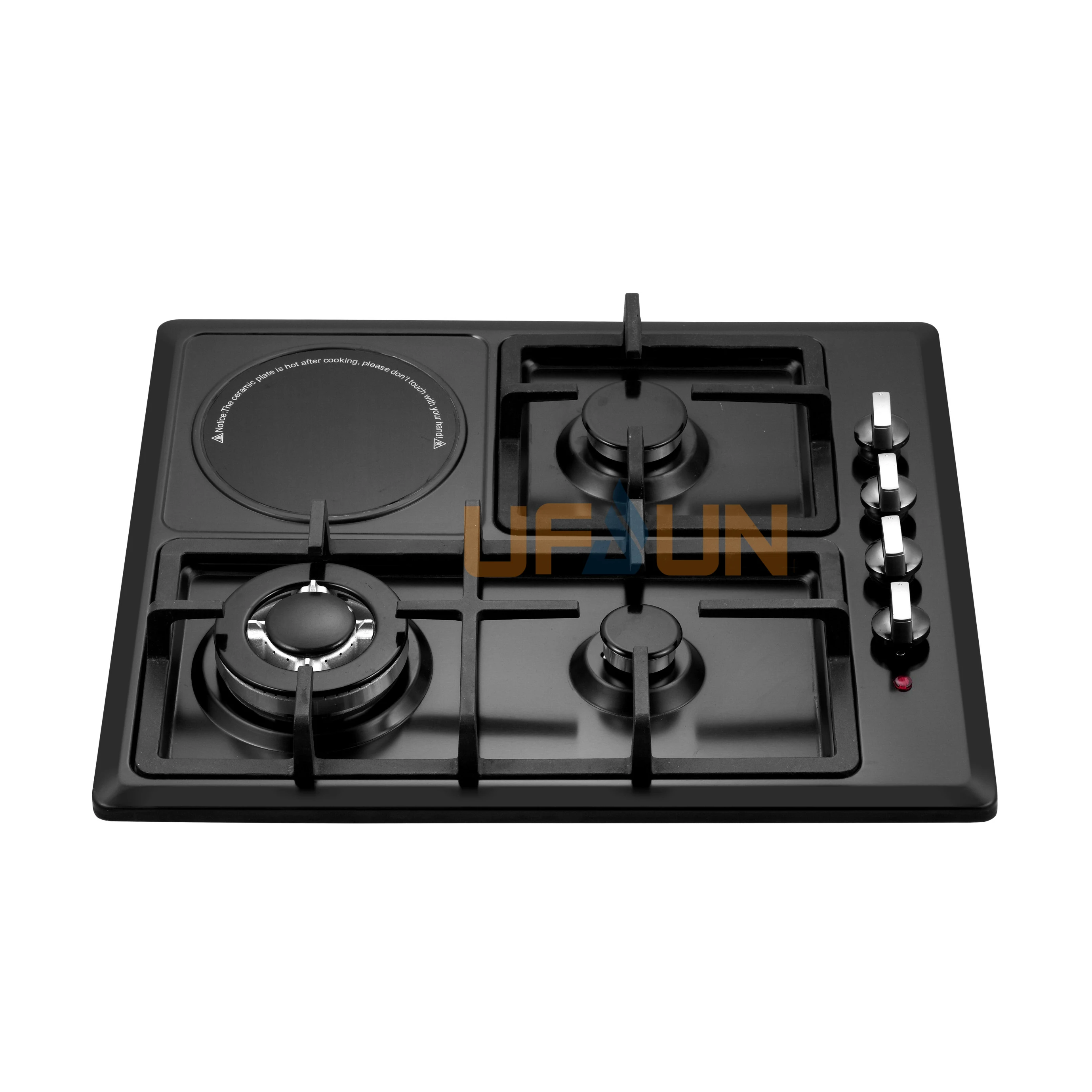 Cheapest Price 4 Burners Stainless Steel Gas Hob With Italy Sabaf