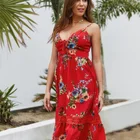 Newest Women Sleeveless Floral Fit Summer Dress