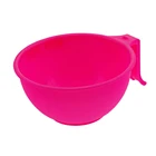 durable salon barber Pink Economic Plastic hair dyeing Tint Bowl rubber mask bowl
