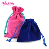 high quality cheap price flannelette bag,drawstring velvet gift bag,velvet pouch bag print logo