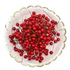 8mm Red Pearl Plastic Stamens Bead Artificial Flower small Berries Cherry For Wedding Christmas Cake Box Wreaths Decoration