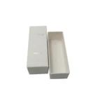 Custom white printed clear paper packing gift box for cosmetic packaging
