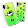 Luminous Neon Sand Mobile Phone Case for iPhone X ,Glow In The Dark Liquid Glitter Phone Case for iPhone XR XS max