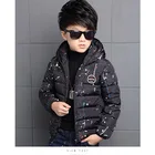 Boutique cotton hood warm boys kids coat children winter boy's outerwear