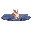 Portable Outdoor Waterproof Oxford Cloth Suede Pet Bed Inflatable Bunk Dog Memory Bed