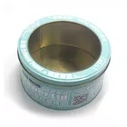 Round Empty Candy Cookie Chocolate Tin Box Metal Tin Can Container With see through Clear Window