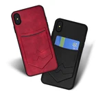Luxury high quality leather wallet pu leather mobile phone case with Credit card pocket