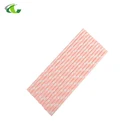 Finely processed white spot on foundation bulk compostable paper straws