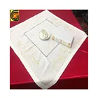 Plain round square rose gold Linen table cloth table cover wedding