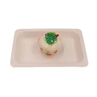 Eco-friendly high quality square disposable wooden plate