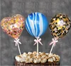 12 inch Assorted Colors Custom color confetti Marble Balloon cake topper, Birthday Baby shower Weeding Party Supplies Decor