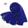 2019 New Arrival Design Stylish Hijab Popular Latest Hot Women Shawl Islamic Lady Shawl Cotton Voile Scarf Hijab