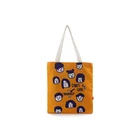 Eco-friendly Reusable Organic Canvas Cotton Tote Bags With Zipper
