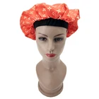 Popular selling Luxury design sleep hat design silk hair bonnet