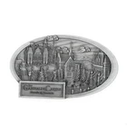 Promotional factory cheap world city fridge magnet metal production