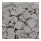 Factory direct price light purple color stained glass mosaic tile loose chips for art wall