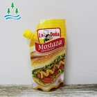 High temperature resisting retort spout pouch bag for sauce, ketchup, jam, tomato paste packaging