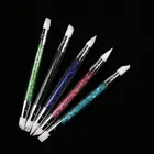 Factory Wholesale Double Side Shading Effect Sharp and Round Silicone Makeup Brush