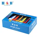 HB high quality colored plastic acrylic paint artists painting pigments