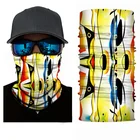 Colorful 100% Polyester Custom Logo Beauty Microfiber Fish Mask Bandana