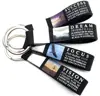 Success, Focus, Dream, Vision - Motivational Quote Keychains Silicone rubber wristband Bracelet keyring