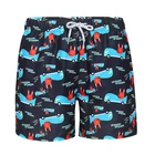 Fashion style low drawstring sublimation swim short board men beach shorts