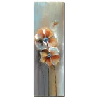Custom flower art brown still life Large Oil Painting Wall Hand Made Art Decor