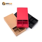 red cardboard black cardboard kraft paper pack box Yiwu box manufacture for belt tool pack box
