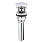 Plumbing fitting names wash basin sink drain waste filter plug with overflow