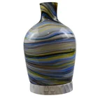 flower vase shape glass type essential oil diffuser for office decoration