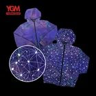 Ordinary rainbow for fashion clothing or jacket printing reflective fabric