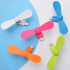 Fan Fan Fan Plastic Material Promotion Gift Mini USB Cooler Fan For Apple Phone Android Mini Fan