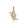 34195 Synthetic CZ jewelry large gold pendant for men designs+dubai gold small pendant jewelry