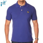 Wholesale men clothes customized blank polyester pique golf polo shirts men dry fit polo t-shirt