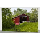 BES Lighted Gift Relief Indian Village Cabin Painting Canvas