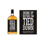 Color printing adhesive liquor bottle label sticker
