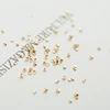 Decoration Nail Art Gold And Silver Small Round Rivet Metal Ornament Mini Micro Drill With Concave Bottom