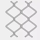 cheap black vinyl coated chain link fence cost/diamond wire mesh/chain link mesh