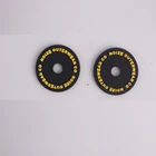 Customized logo 3d soft pvc silicon printing label