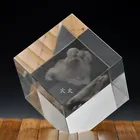 Factory Directly 3D Laser Blank Crystal Glass Tower Cube Memento Gift Ideas