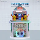 Kids Coin Operated Log Cabin Double Players Shooting Arcade Video Game Machine
