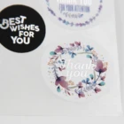 Custom Silver Hot Stamping Sticker Silver Foil Sticker Label Adhesive