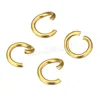 Stainless Steel Open O 20mm shape gold plated jump ring