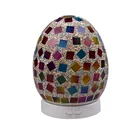 electric aroma diffuser mosaic glass for home essential oil ultrasonic aroma mist diffuser