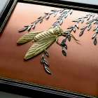 Decor Art Metal Custom 3d Bird Shape Wall Sign