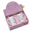 Cups Gifts Amazon Hot Sell Handle Cups Set Ceramic Coffee Mug For Wedding Valentine's Day Gifts Wholesale