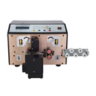HS-220+T 3-10000mm Double Wire Pipe Cut Stripping And Twisting Electronic Wire Cutting Machine