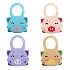 Safe And Non-Toxic Waterproof Baby Bib Food Grade Silicone Baby Bib Animal