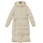Newest wholesale Winter Women Clothes Long Hooded Jacket Spot Ladies Down Coat