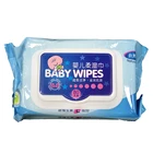 OEM brand 80pcs big pack simple aloe vera scented baby cleaning cotton wet wipes